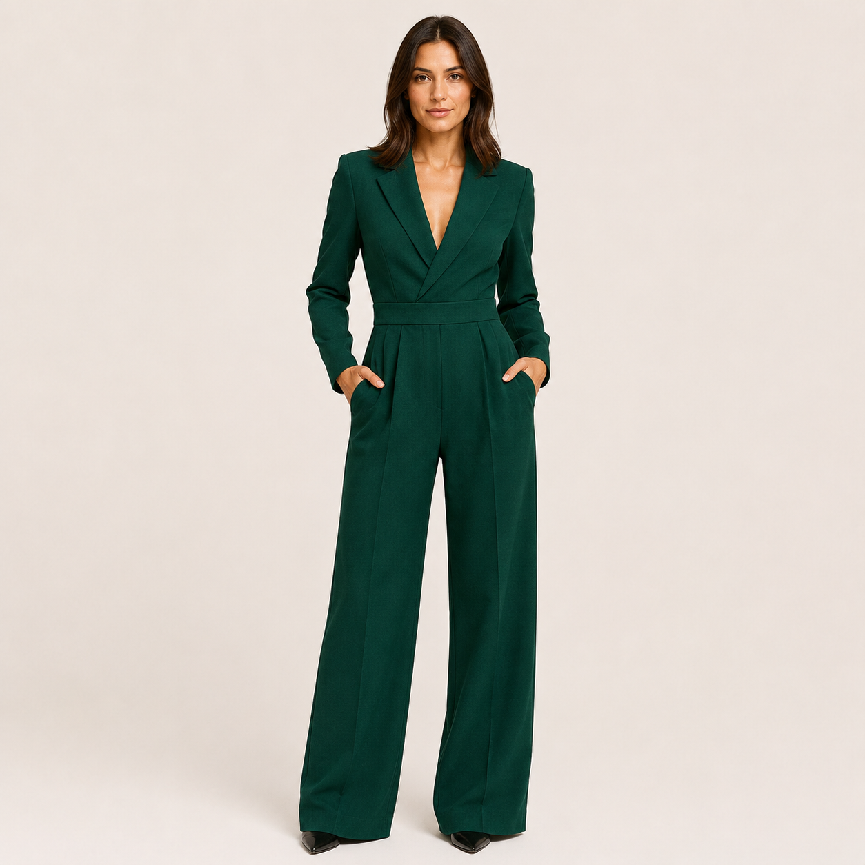 Alviora – Mono Elegante Mujer Palazzo