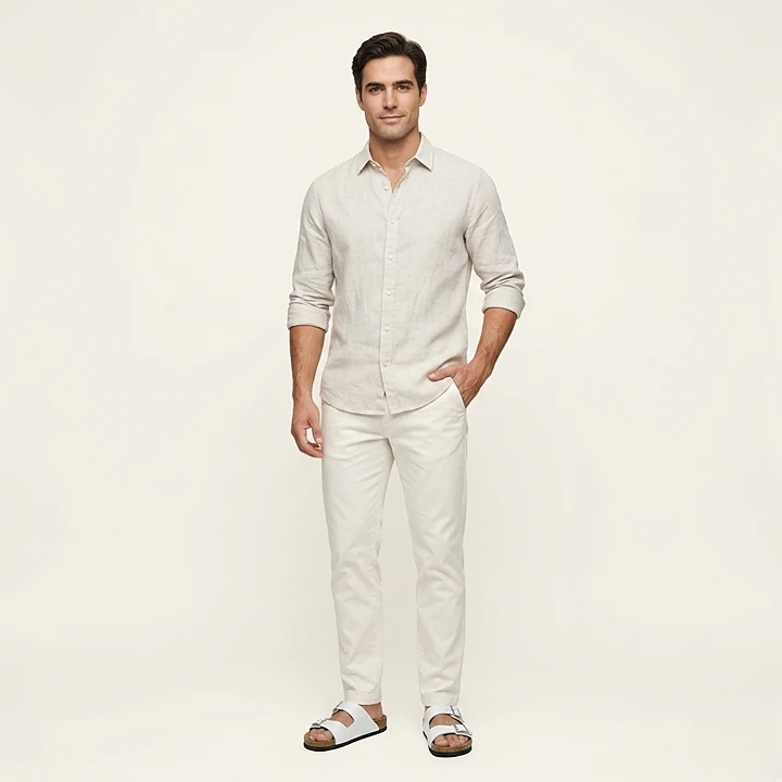 Sandalias Hombre Doble Hebilla