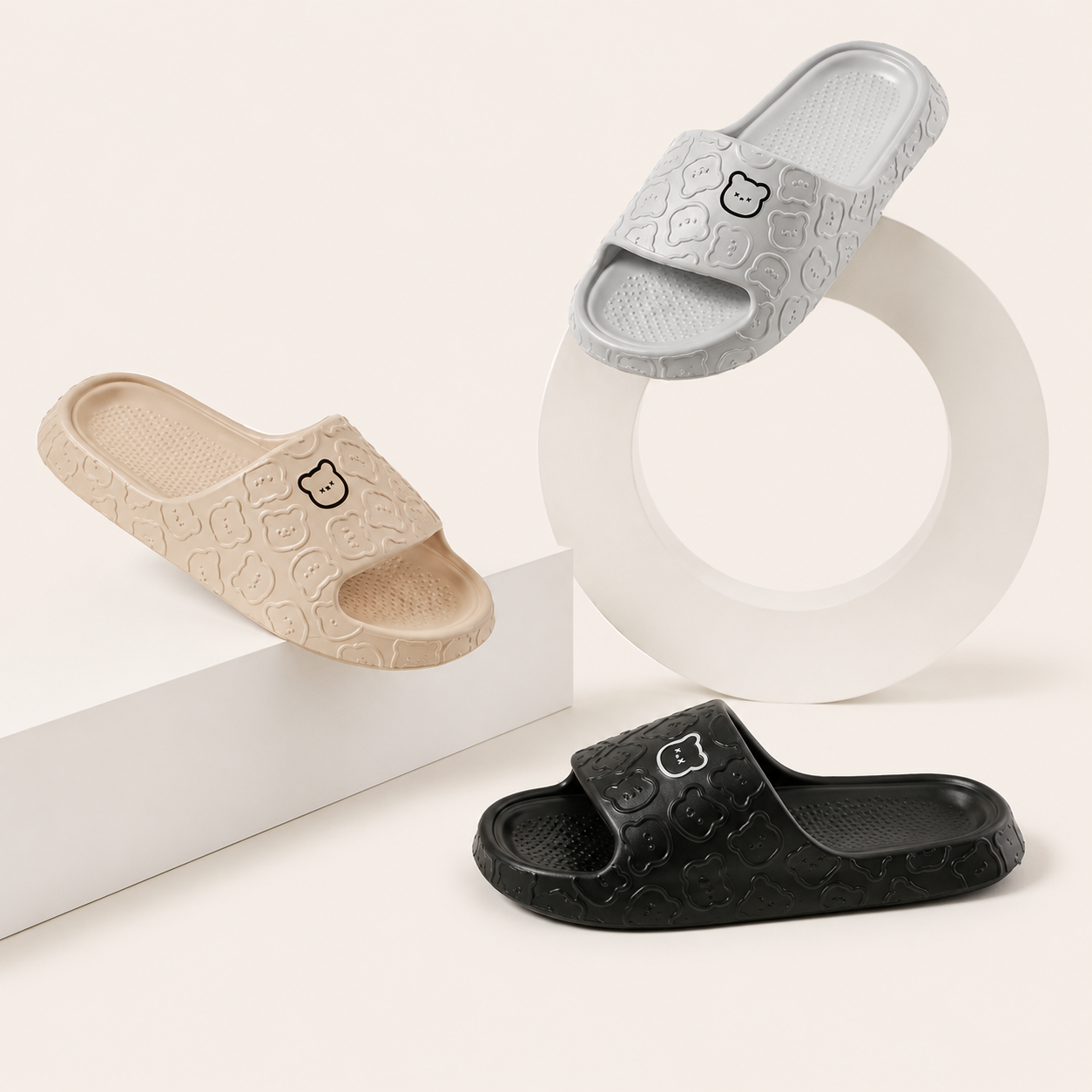 Alviora – Zapatillas Casa Osito Suaves