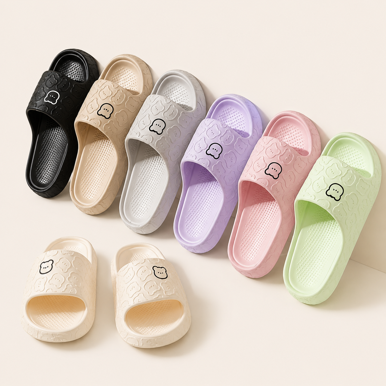 Alviora – Zapatillas Casa Osito Suaves