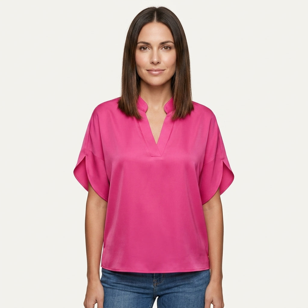 Top Estructurado Sin Mangas Elegante