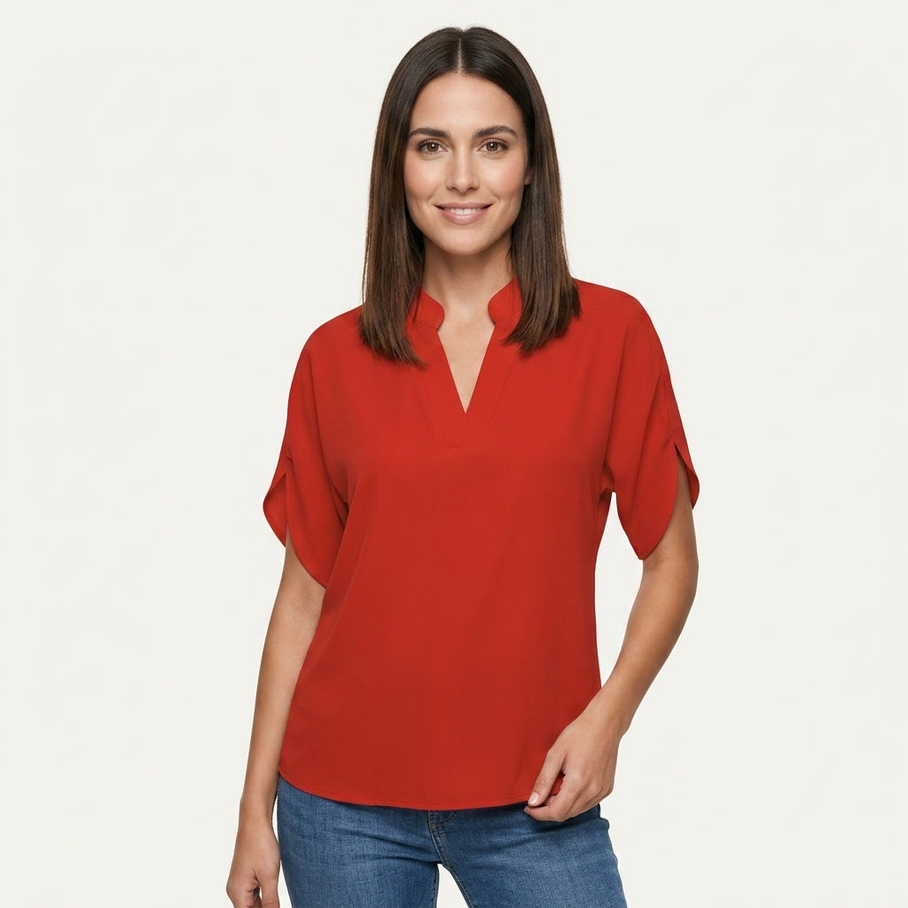 Top Estructurado Sin Mangas Elegante