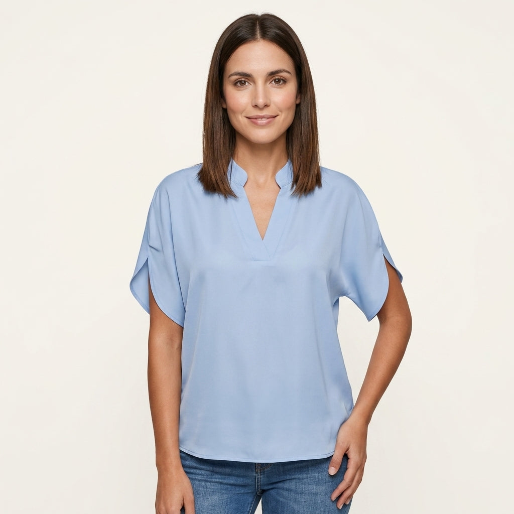 Top Estructurado Sin Mangas Elegante