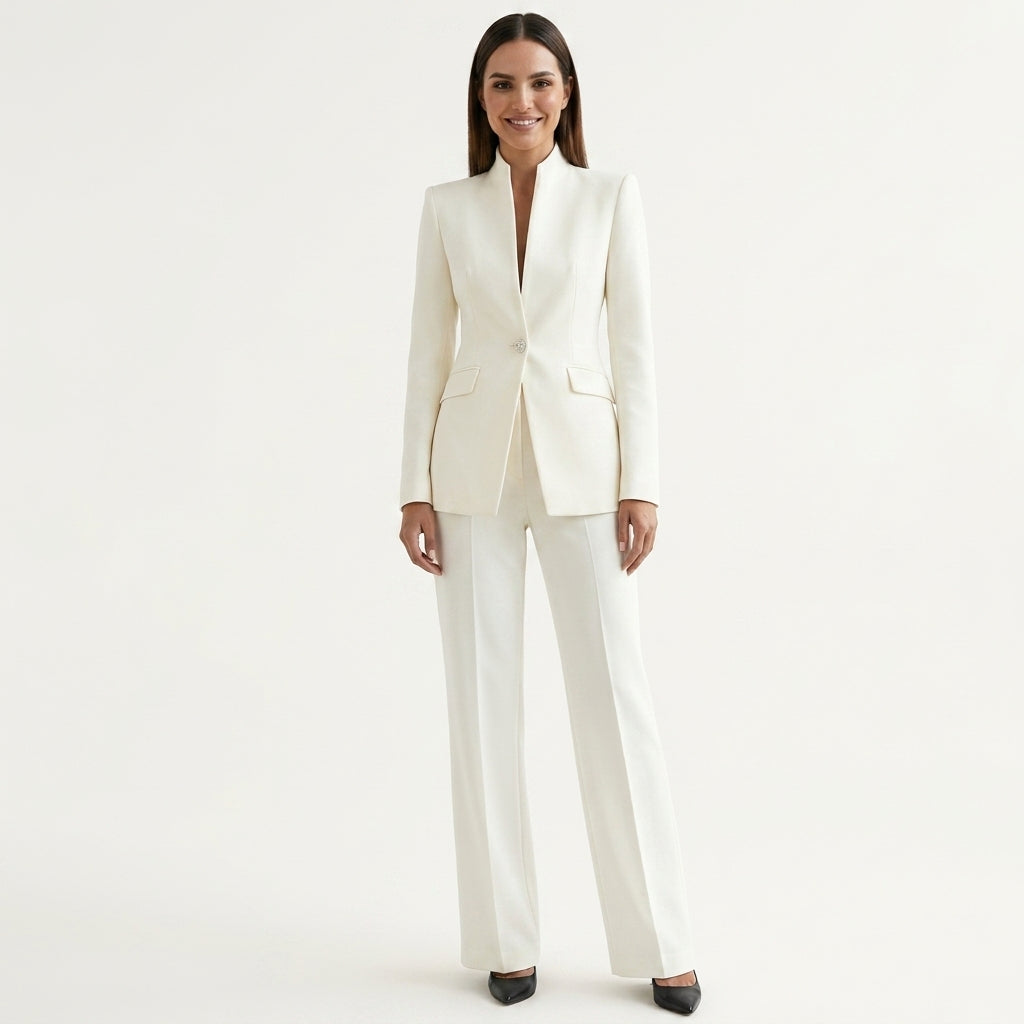 Conjunto traje elegante mujer