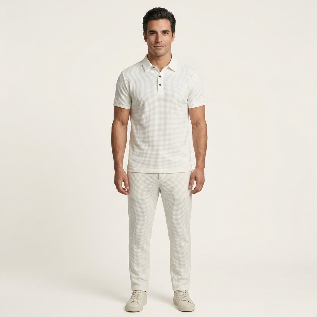 Polo de verano de algodón transpirable