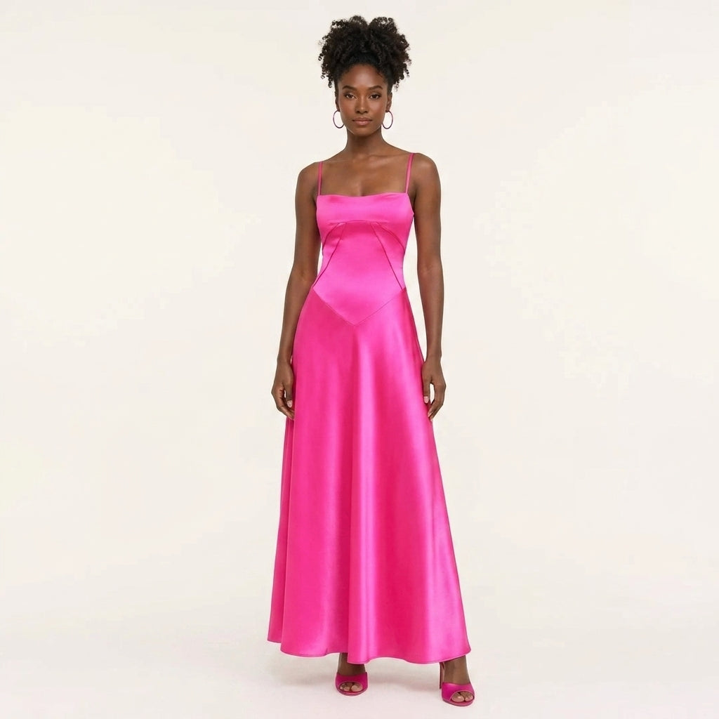 Vestido Largo Elegante Mujer