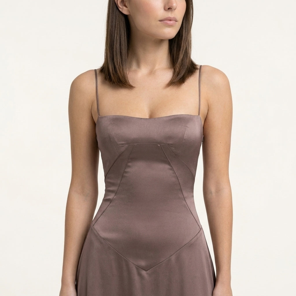Vestido Largo Elegante Mujer