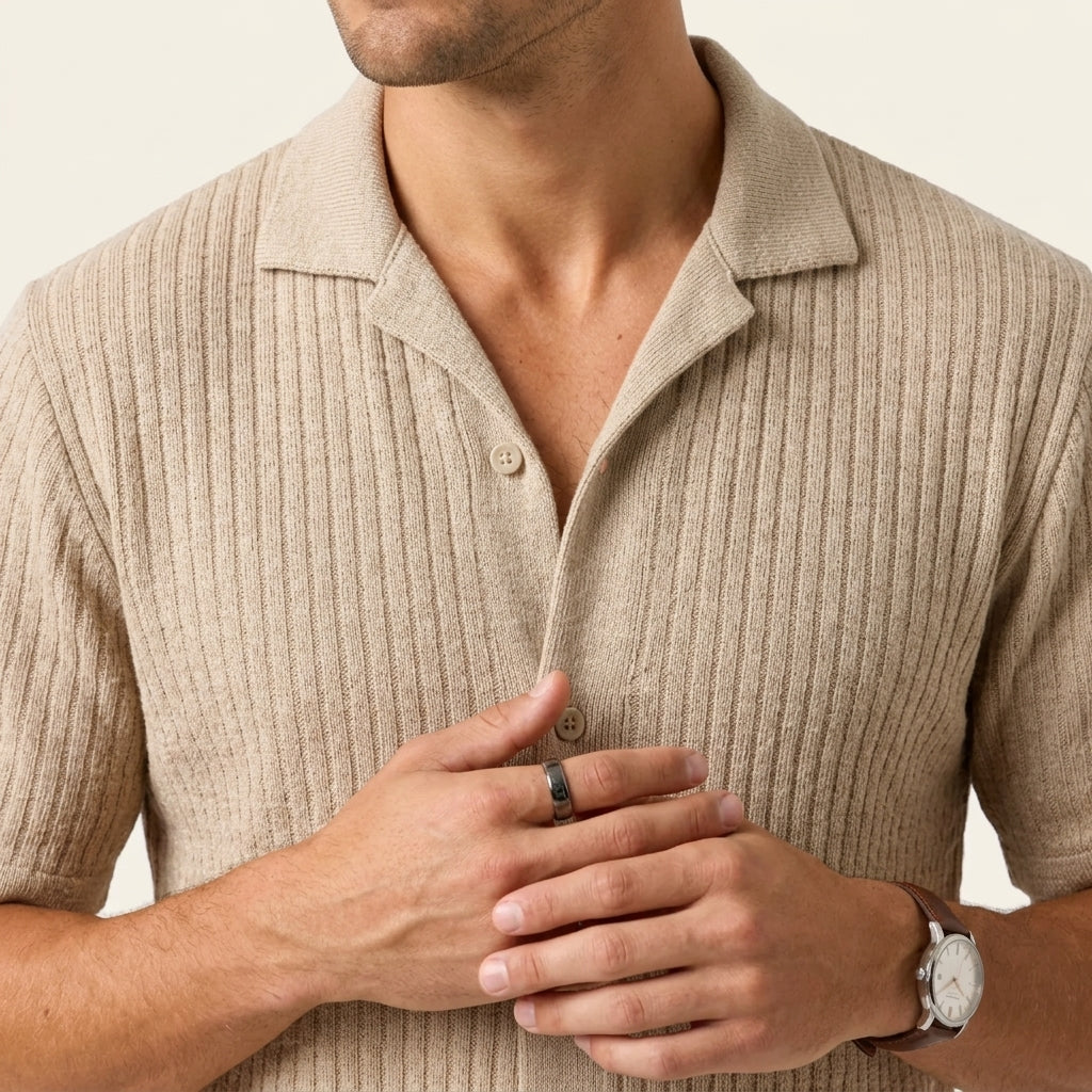 Camisa Elegante Verano Hombre