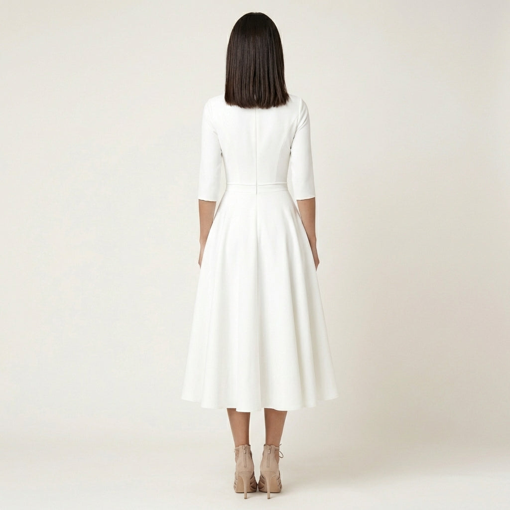 Vestido midi elegante