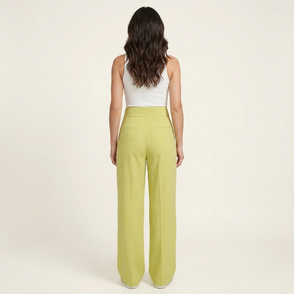 Pantalón oficina elegante mujer