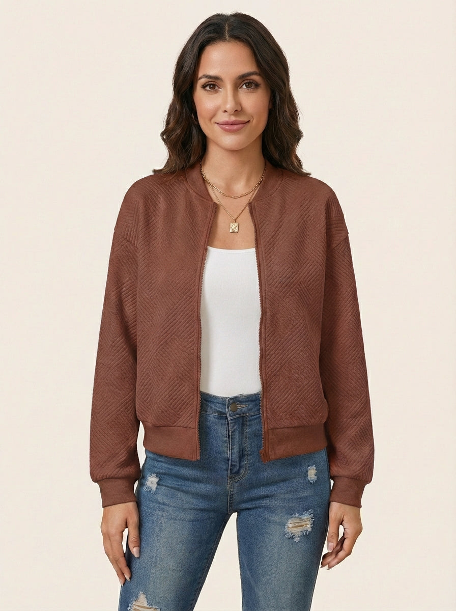 Chaqueta Ligera Con Cremallera