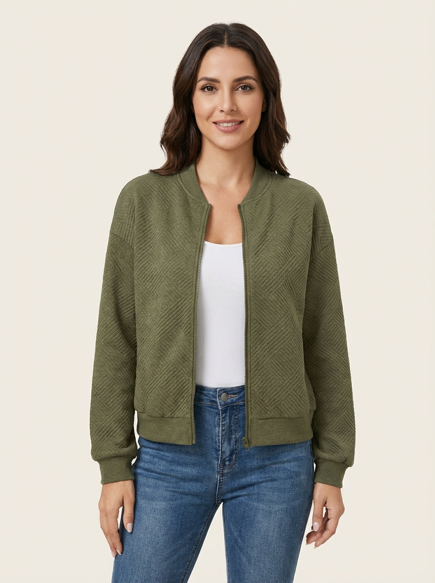 Chaqueta Ligera Con Cremallera