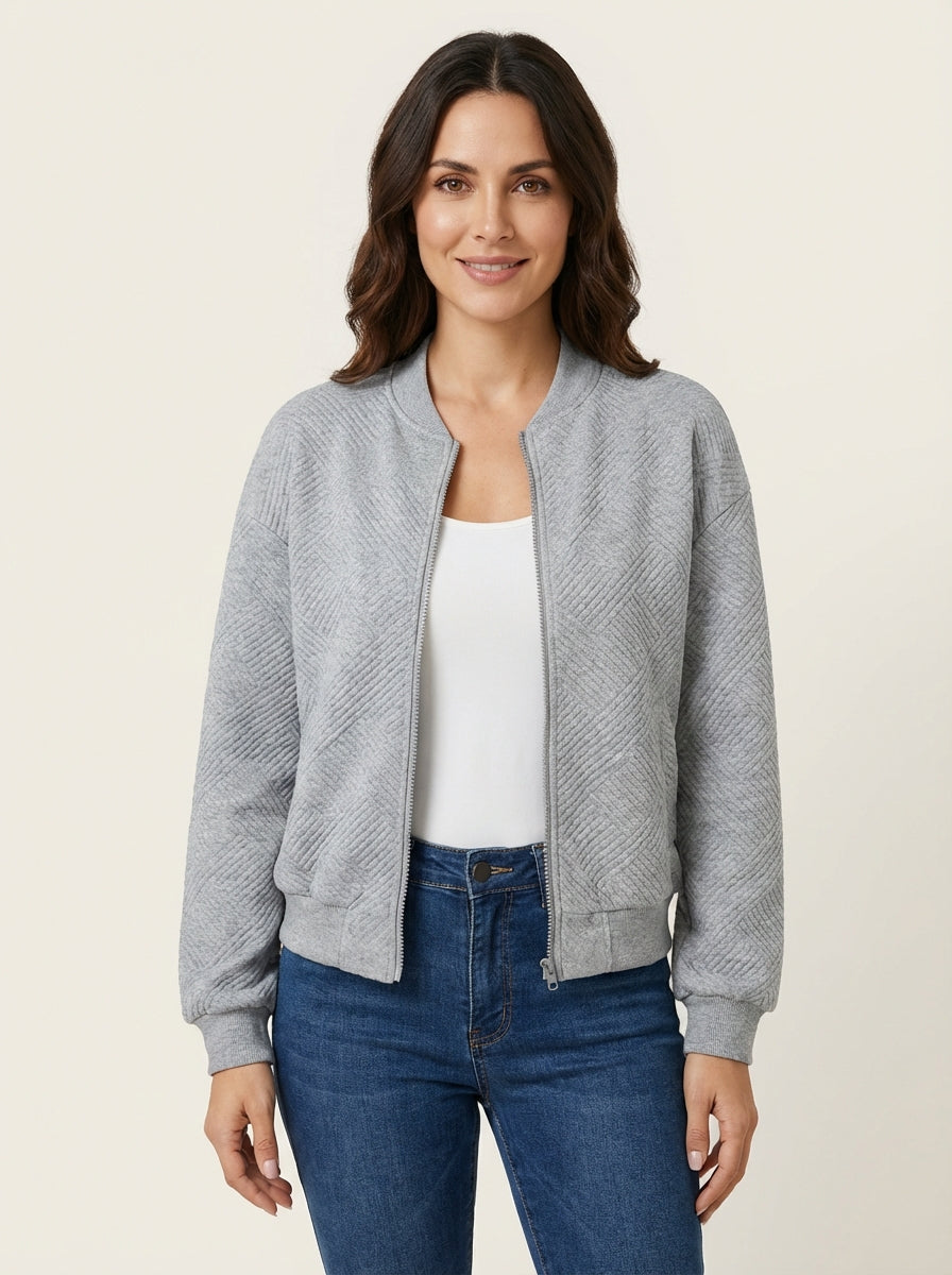 Chaqueta Ligera Con Cremallera