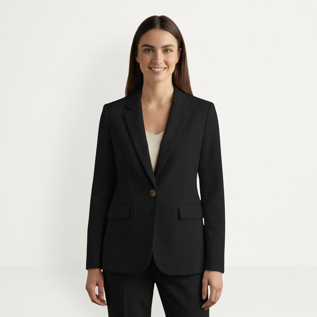 Blazer clásico entallado para mujer