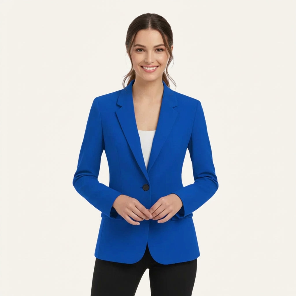 Blazer clásico entallado para mujer