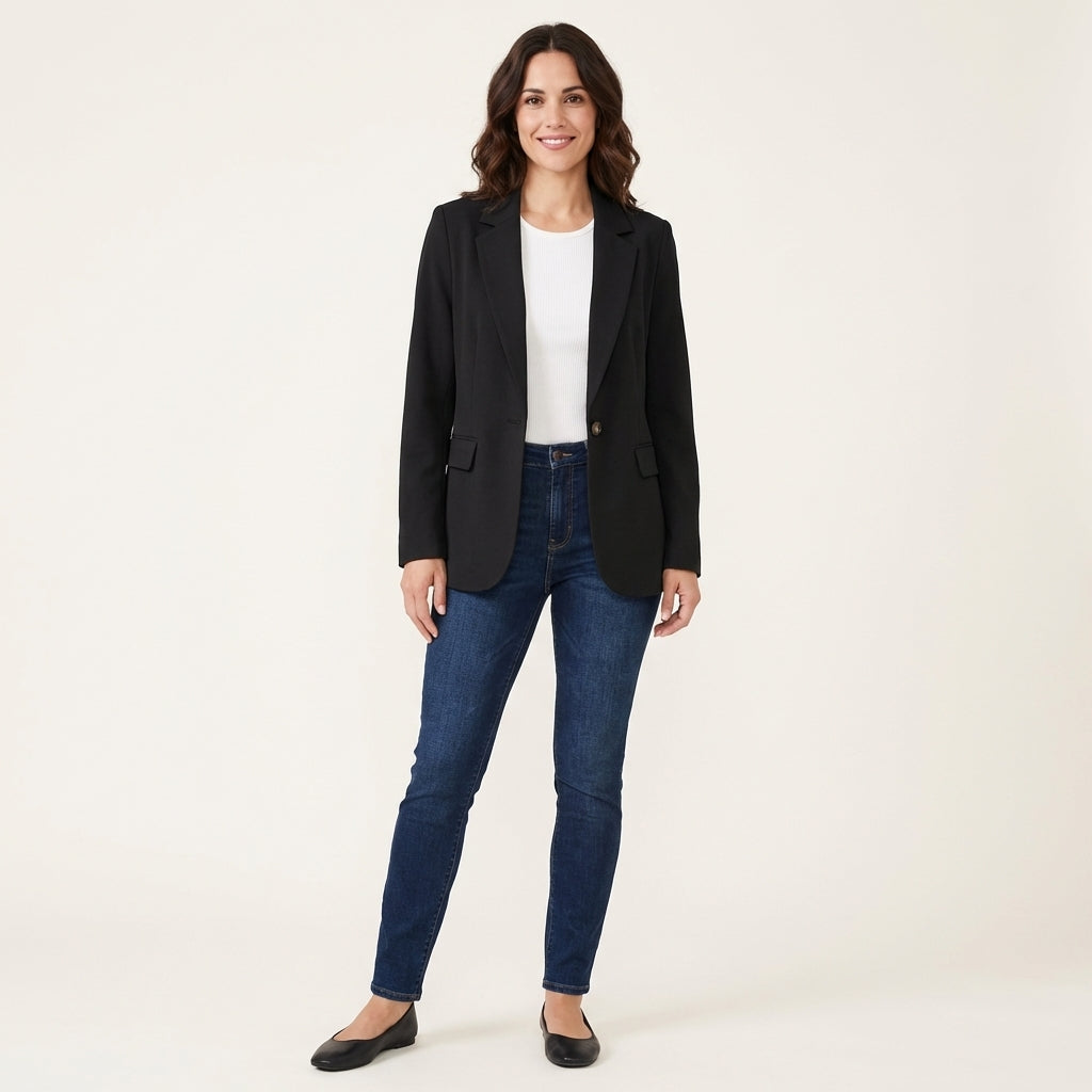 Blazer Cashmere Mujer Elegante