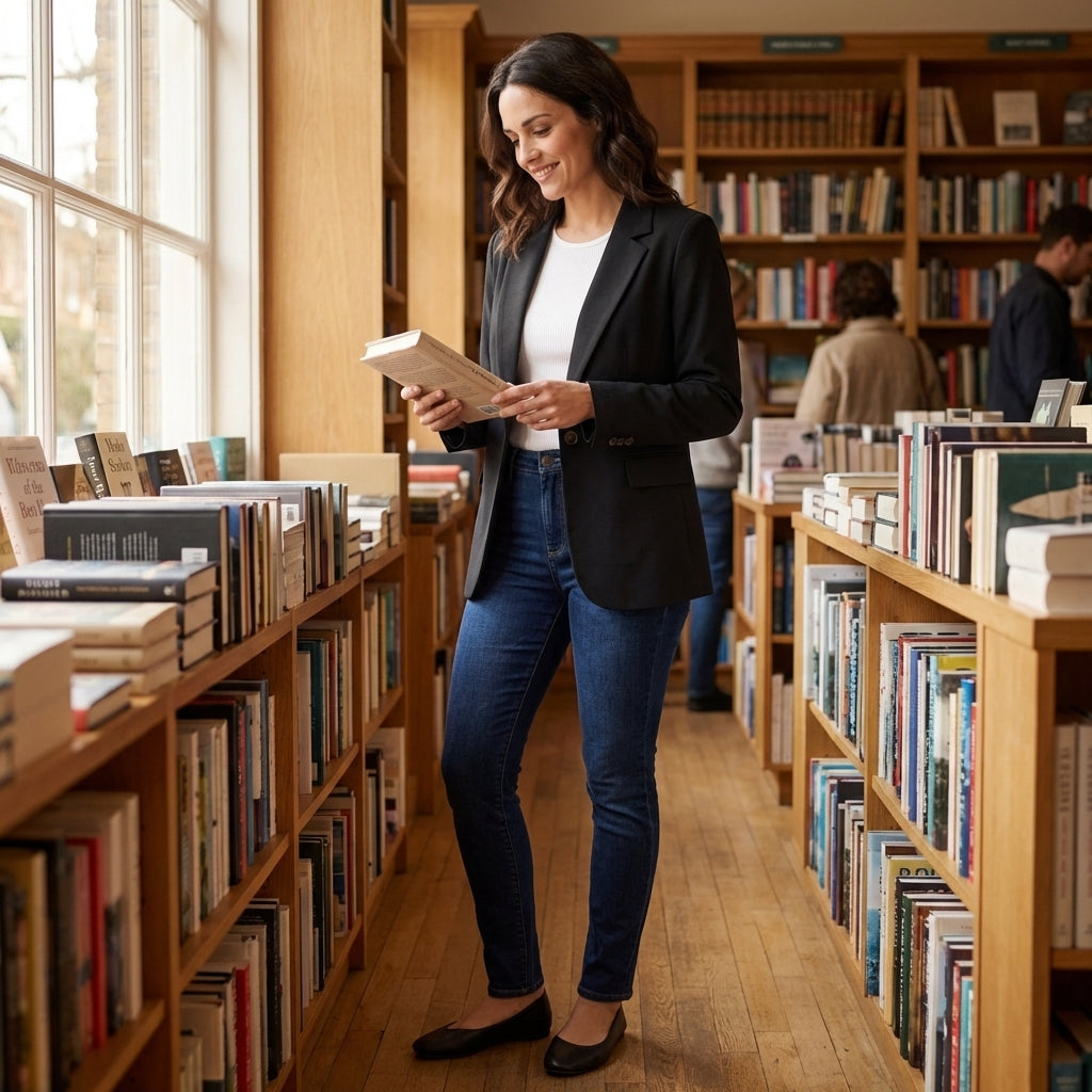 Blazer Cashmere Mujer Elegante