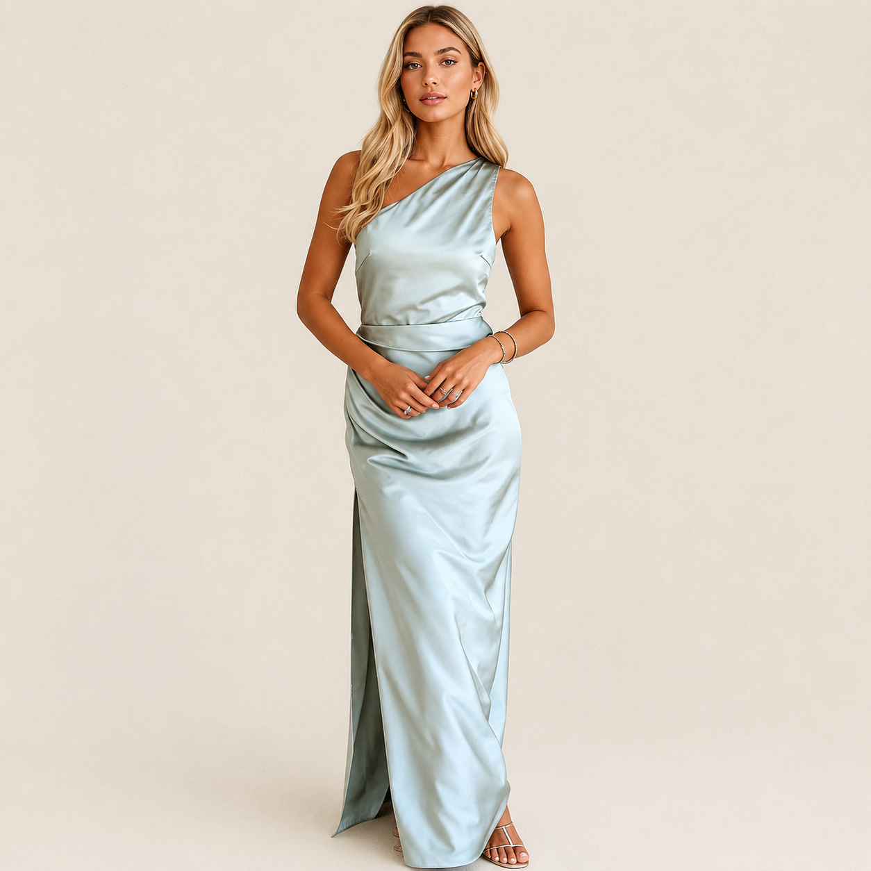 Vestido Elegante Poliéster Mujer