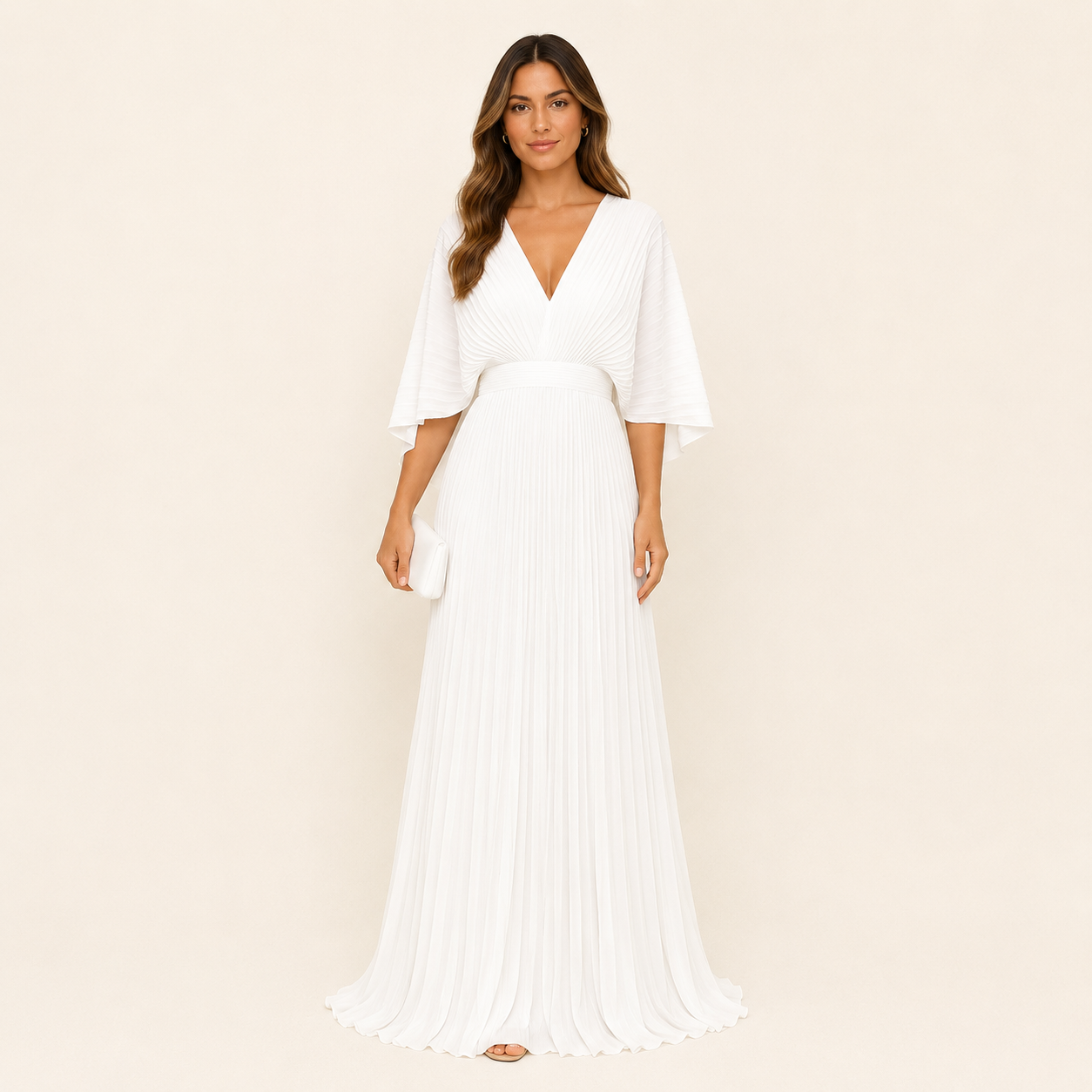 Vestido Maxi Plisado