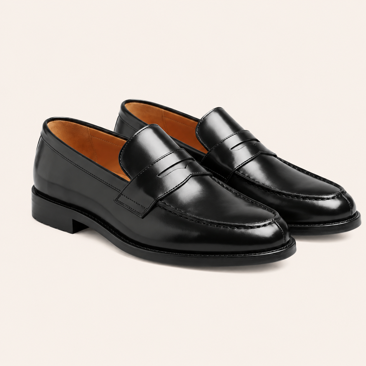 Alviora – Mocasines Penny Hombre Piel