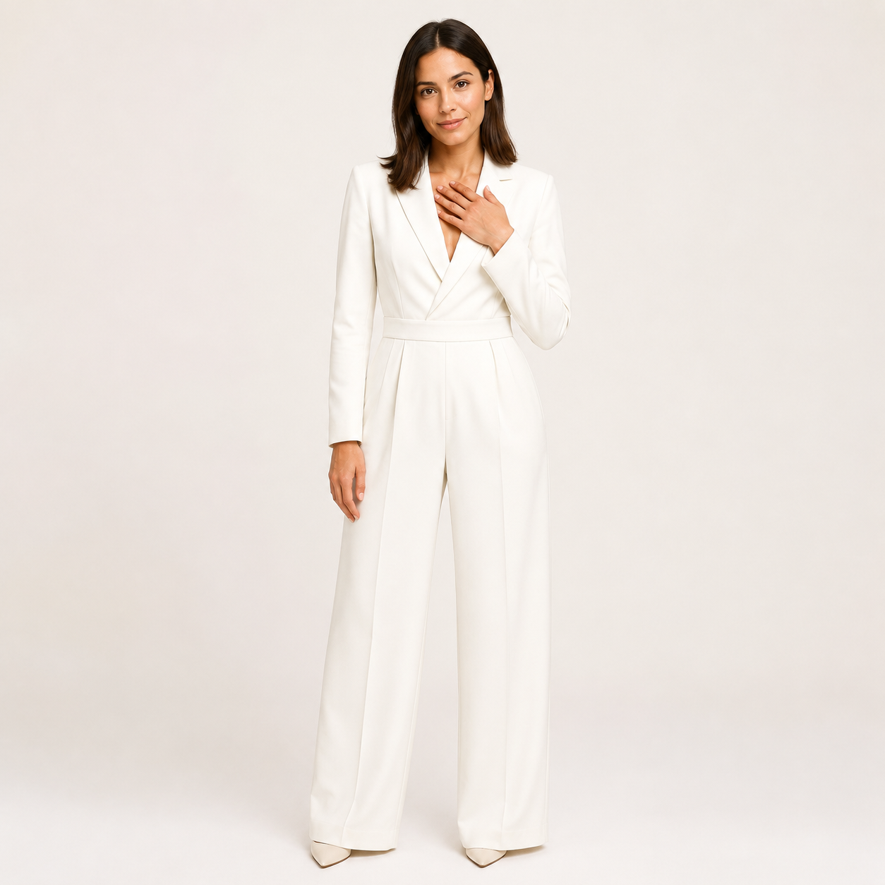 Alviora – Mono Elegante Mujer Palazzo