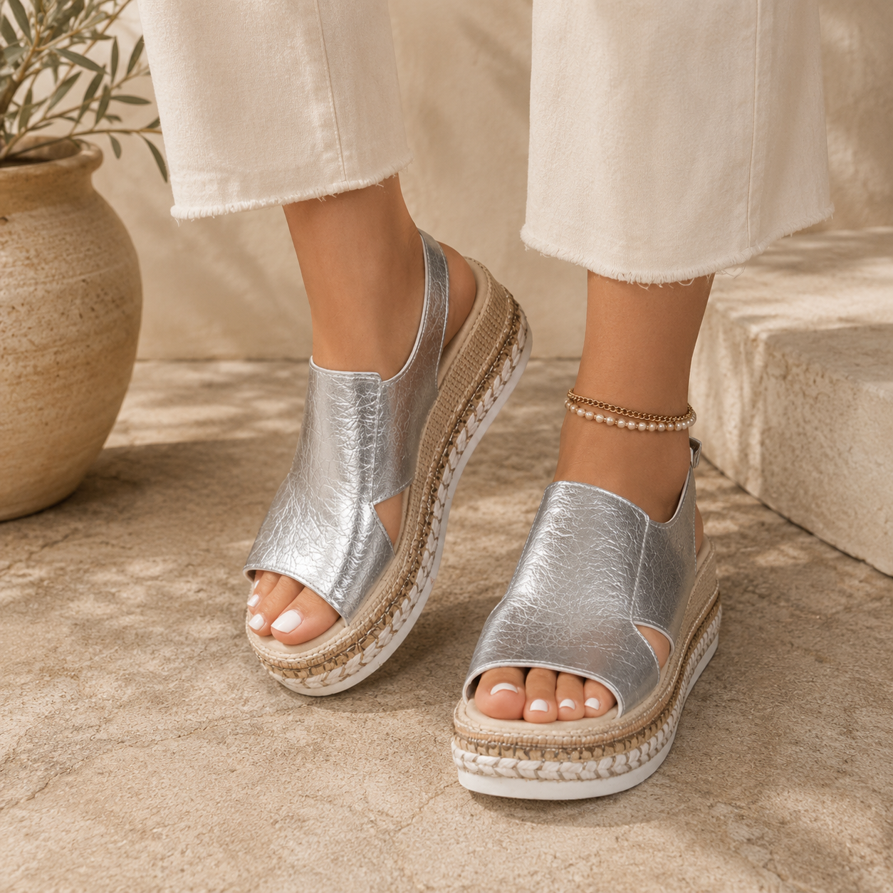 Alviora – Sandalias Cuña Ortopédicas Mujer