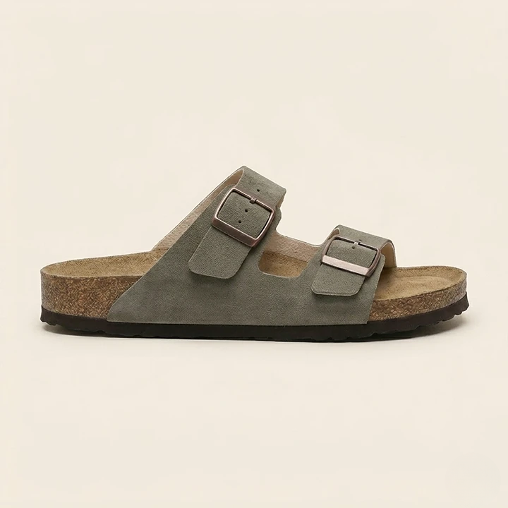 Alviora – Sandalias Hombre Doble Hebilla