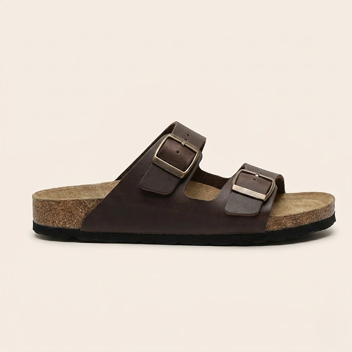 Alviora – Sandalias Hombre Doble Hebilla
