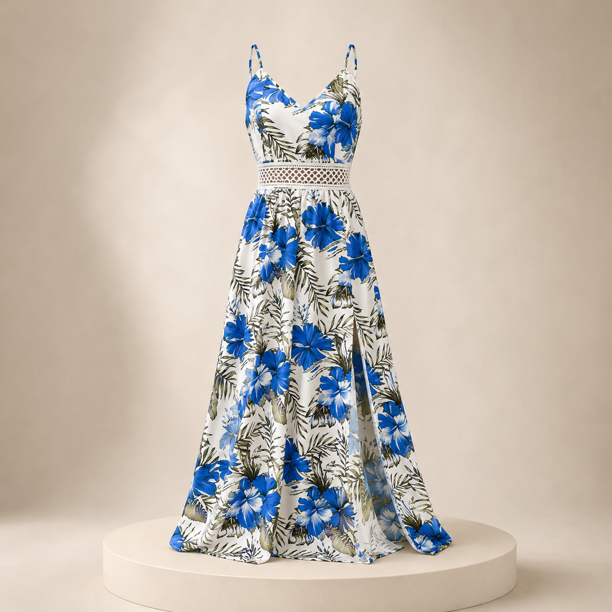 Vestido Floral Tirantes Elegante