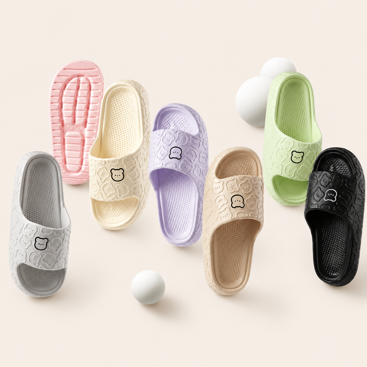 Alviora –  Zapatillas Casa Osito Suaves
