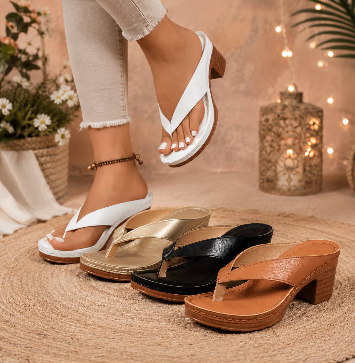 Alviora – Zapatillas Ortopédicas Mujer Tacón