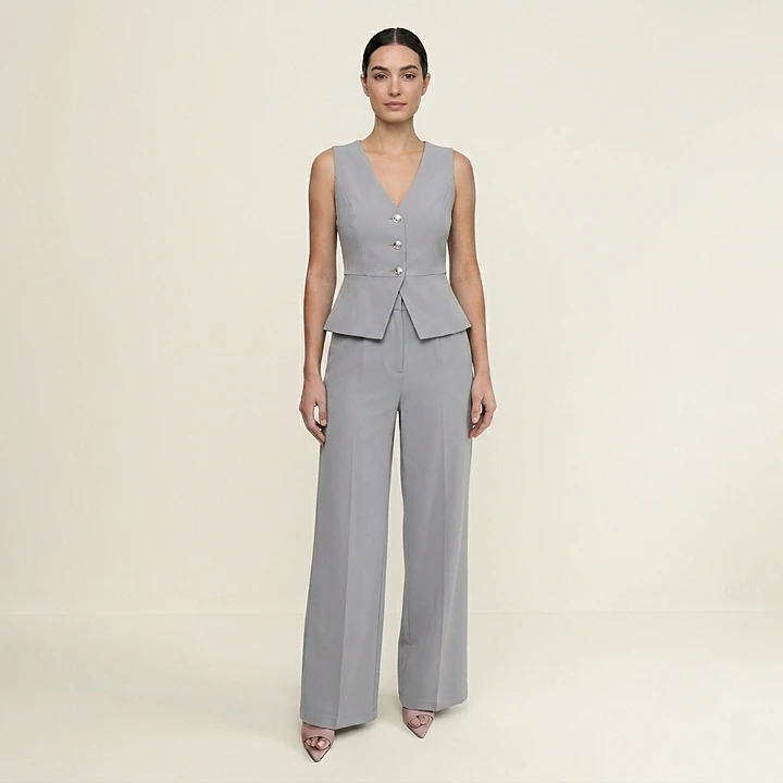 Conjunto Chaleco Pantalón Mujer