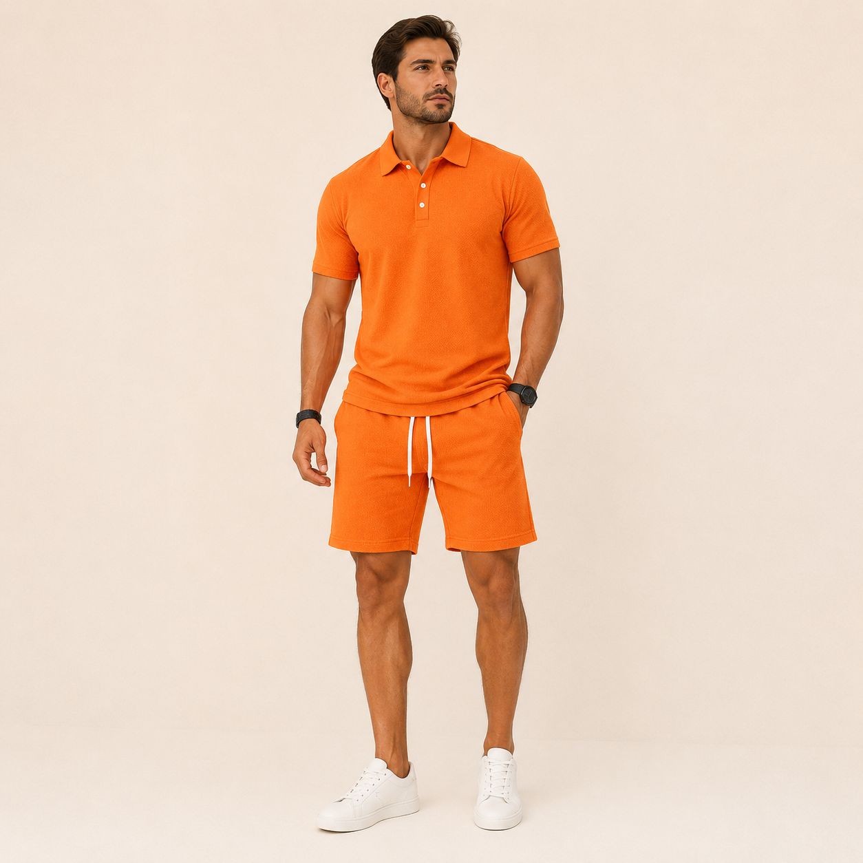 Conjunto Polo Hombre Cremallera