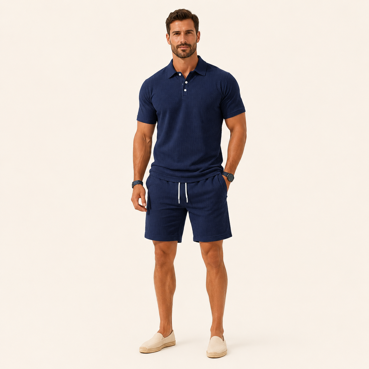 Conjunto Polo Hombre Cremallera