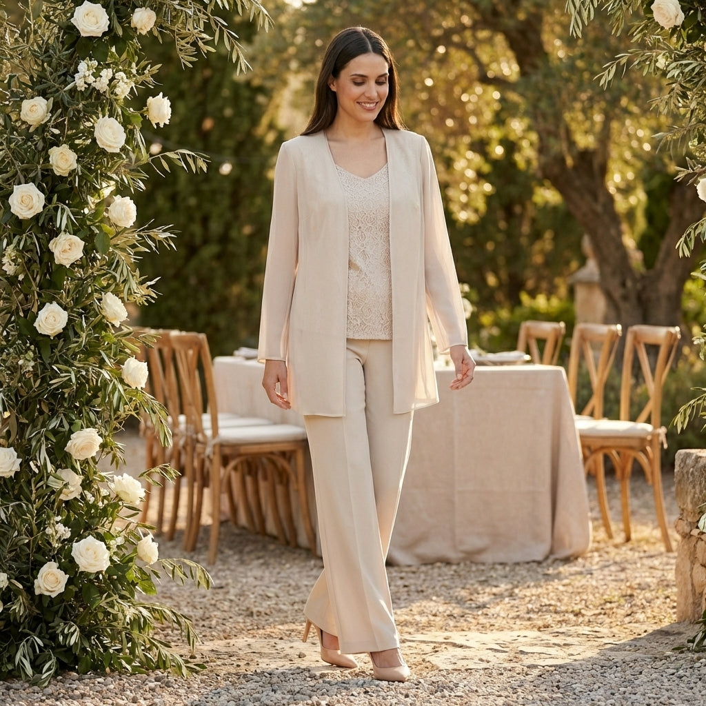 Traje Pantalón Madre de la Novia