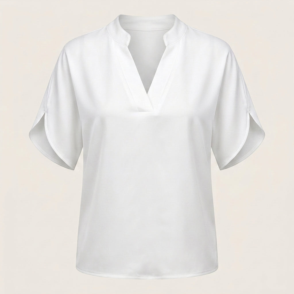 Top Estructurado Sin Mangas Elegante