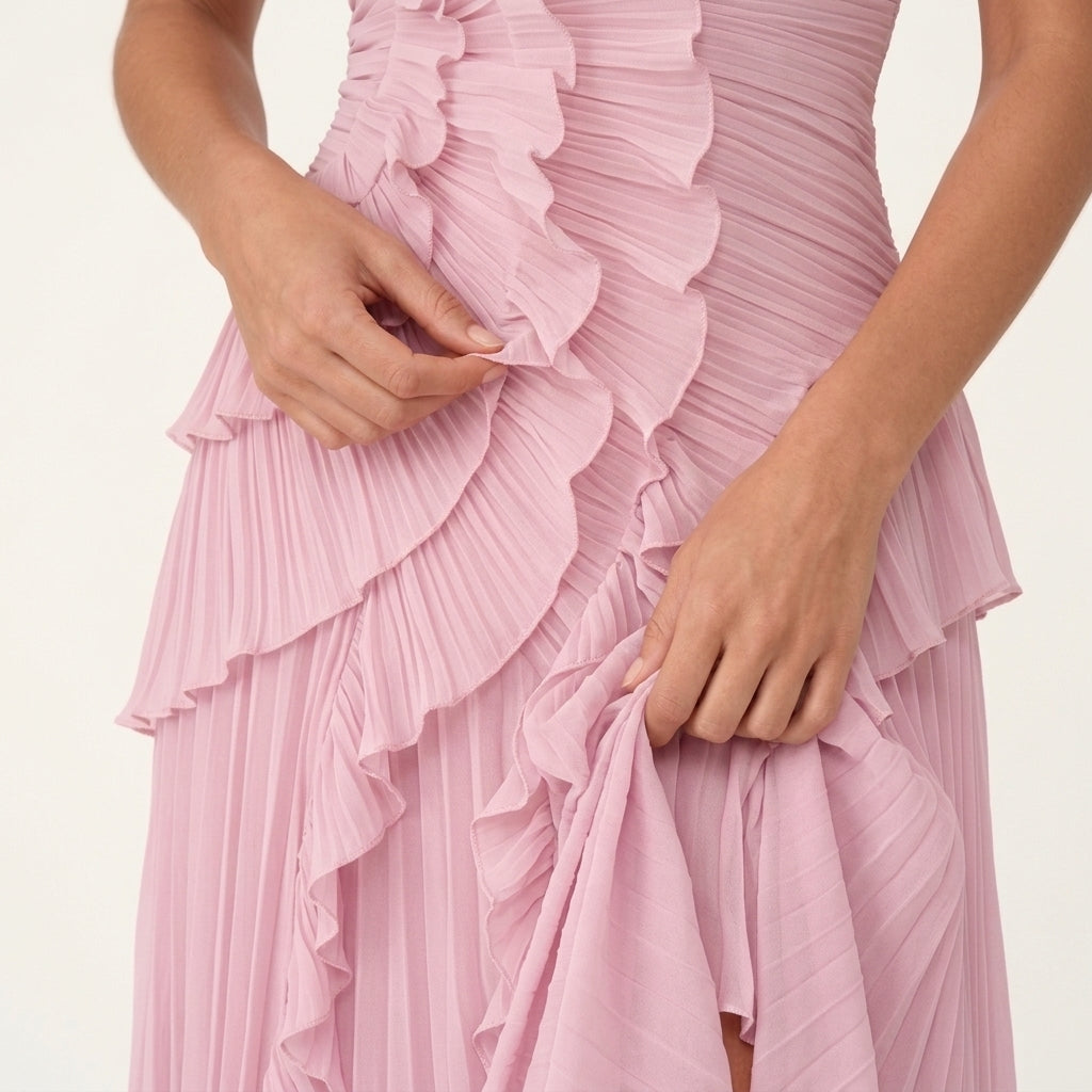 Vestido Largo Halter Rizardo
