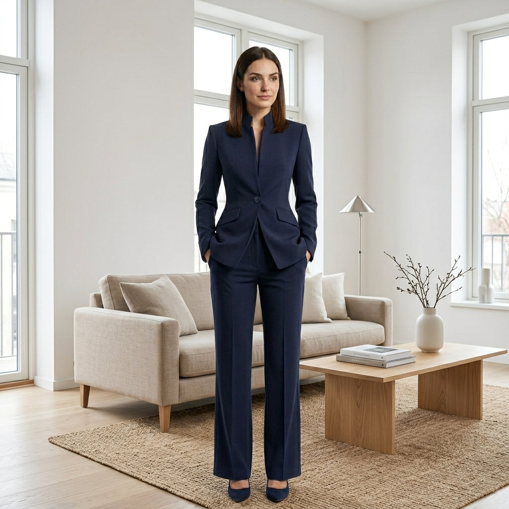 Conjunto traje elegante mujer