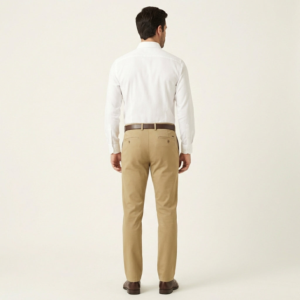 Pantalones Negocios Hombre Elásticos