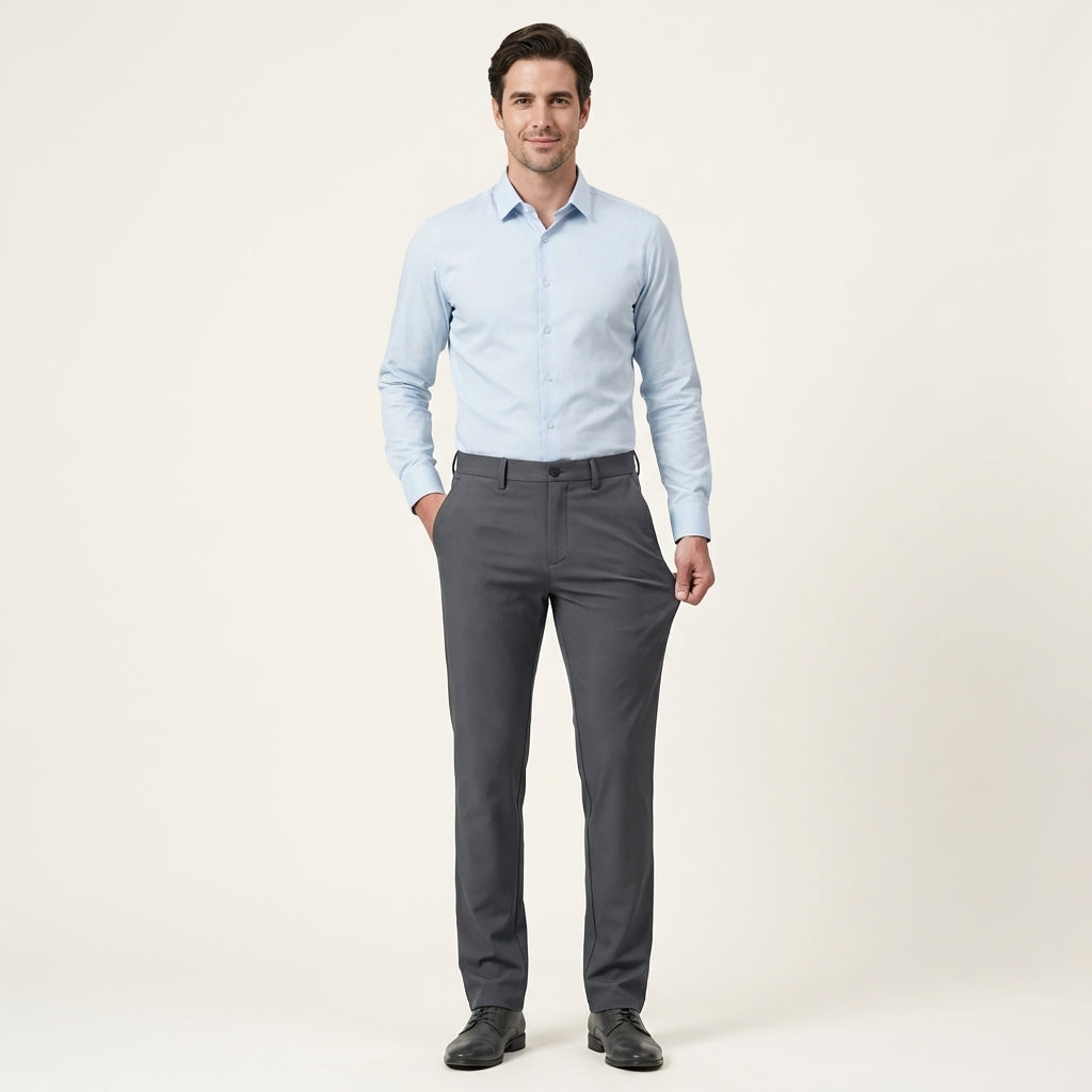 Pantalones de Vestir Elásticos