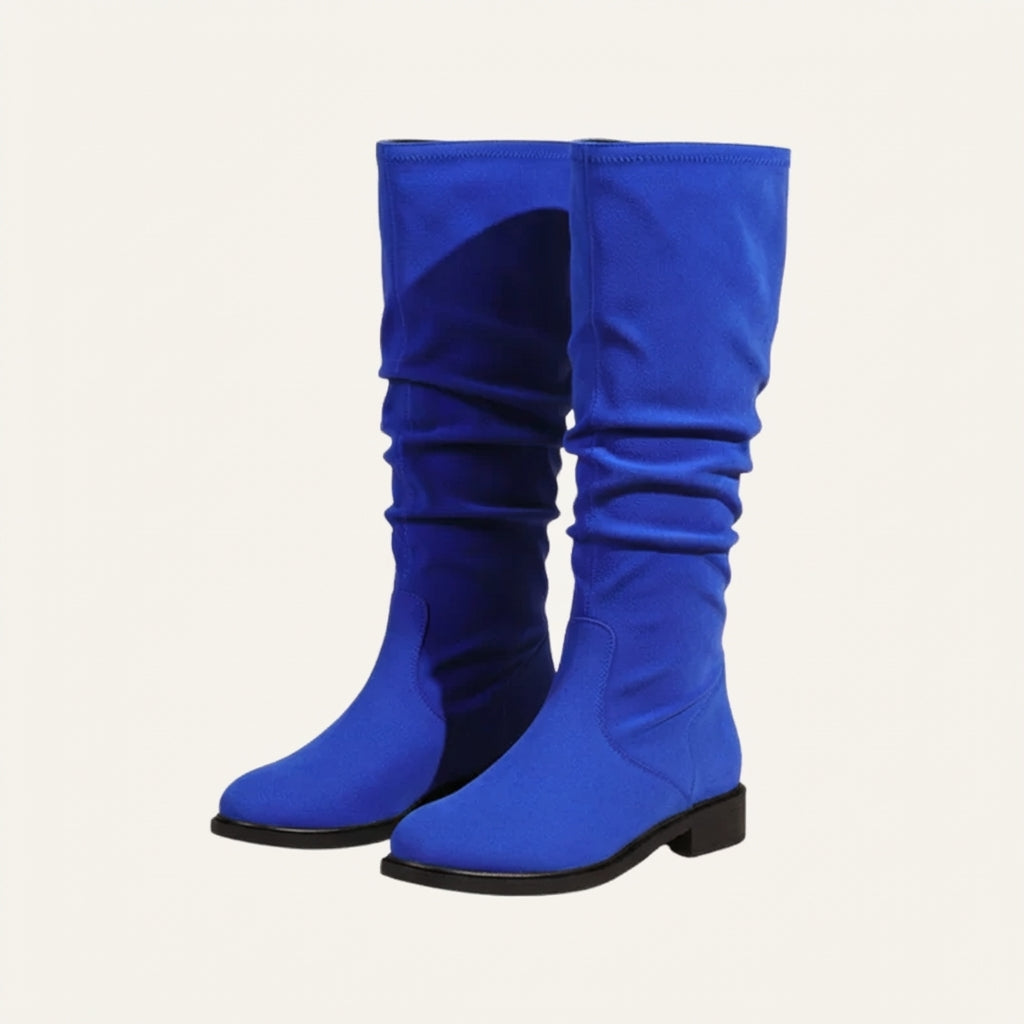 Botas holgadas de media caña para mujer