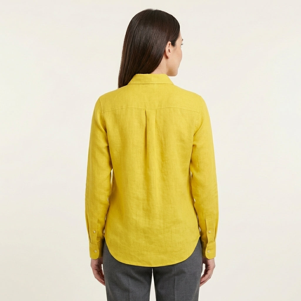 Camisa de manga larga holgada