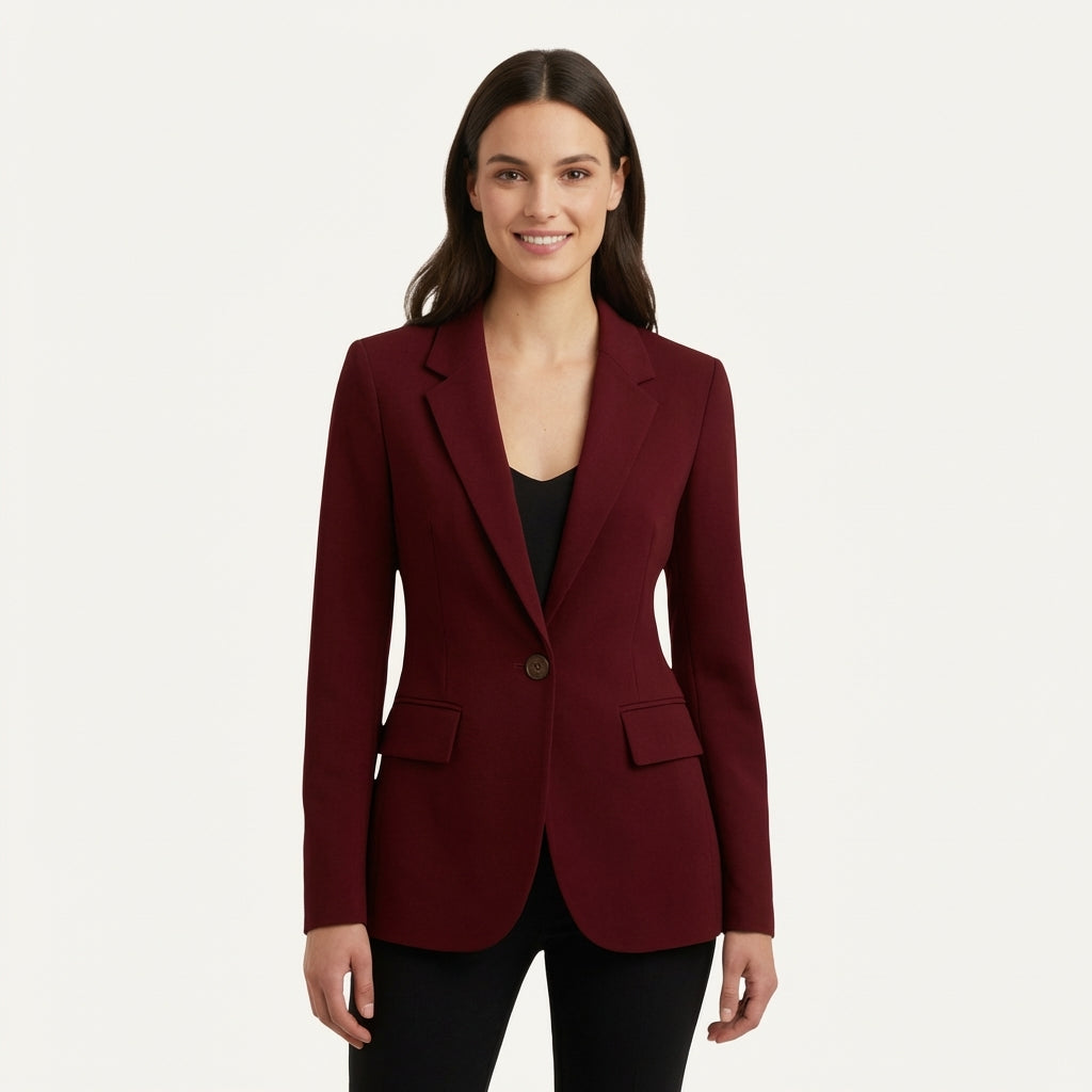 Blazer clásico entallado para mujer