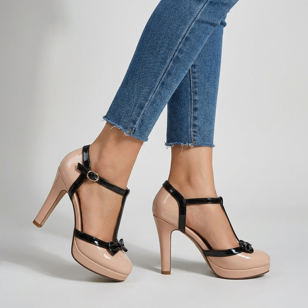 Sandalias Tacón con Correas