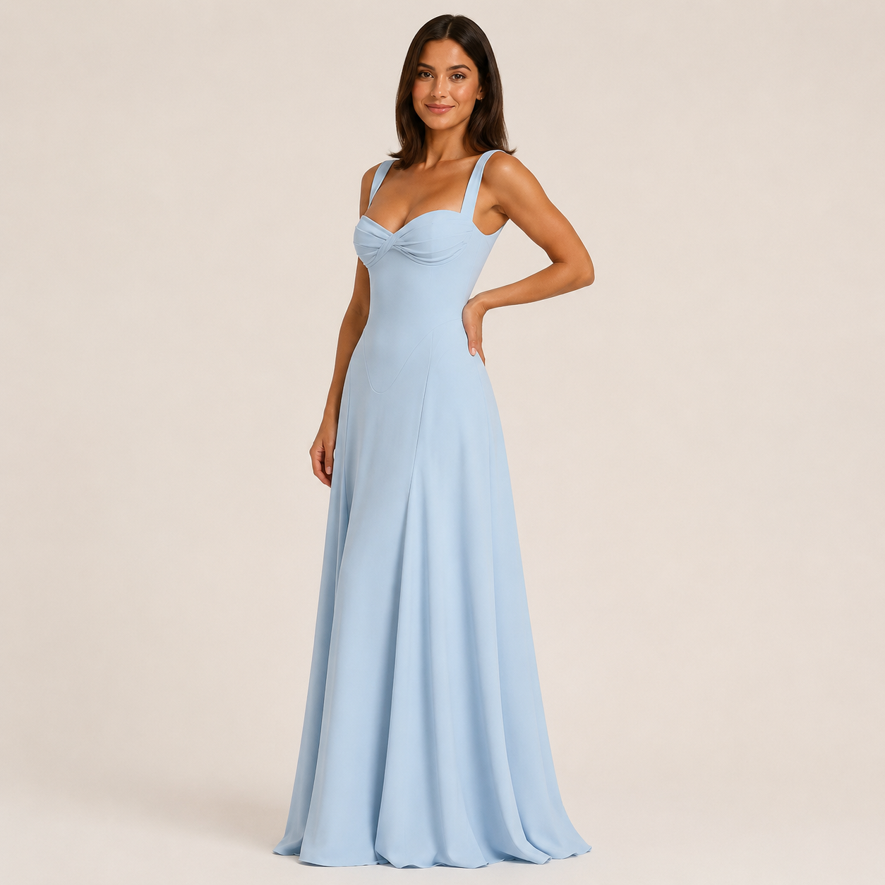 Vestido Maxi Chifón Mujer