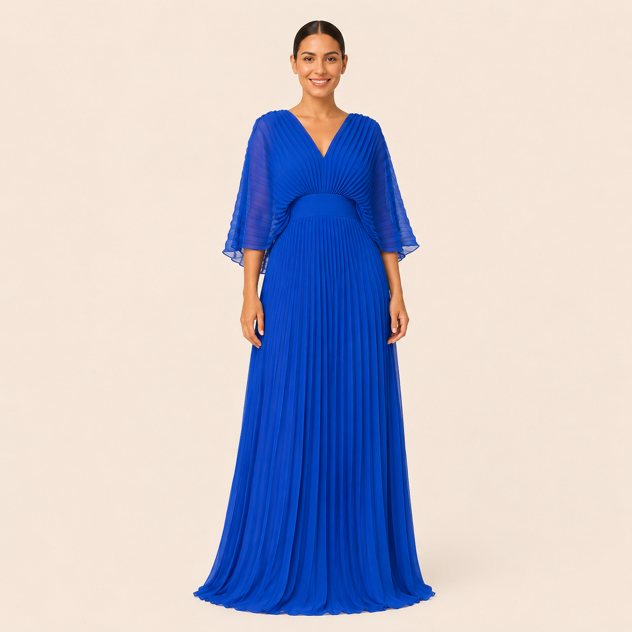 Vestido Maxi Plisado