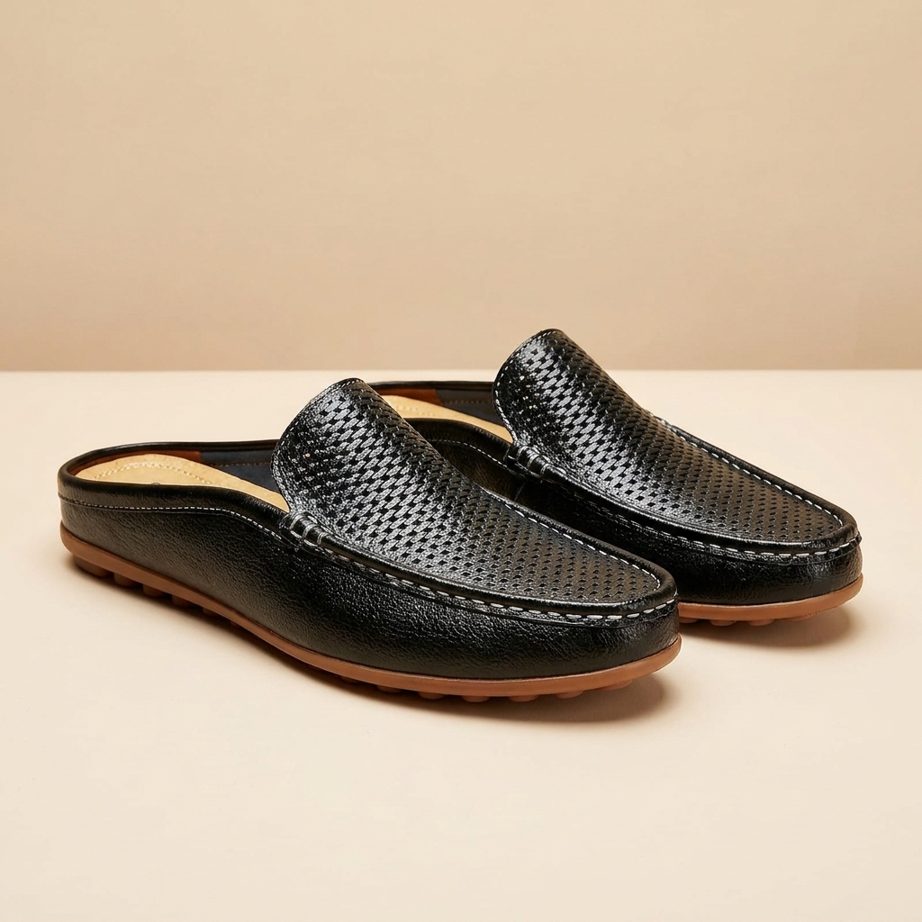 Sandalias Mule De Cuero