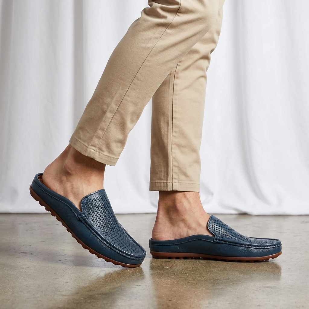 Sandalias Mule De Cuero