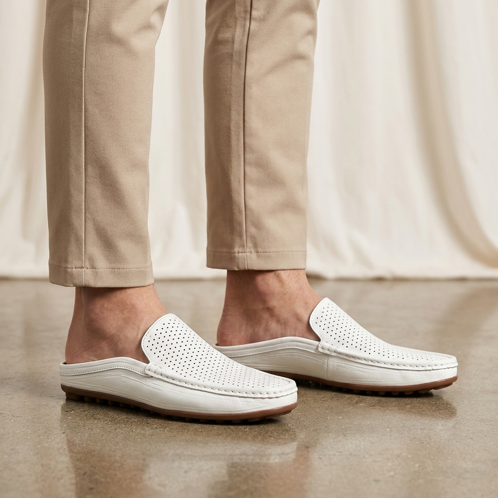 Sandalias Mule De Cuero
